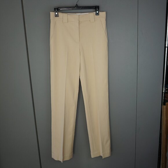 New A.L.C. Kennedy Flat Front Pants in Sheer Bliss Tan size 2 $495 - Picture 3 of 16
